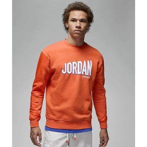 Nike Jordan Flight Men's MVP Wheaties Crew Sweater DV7588-817 Orange